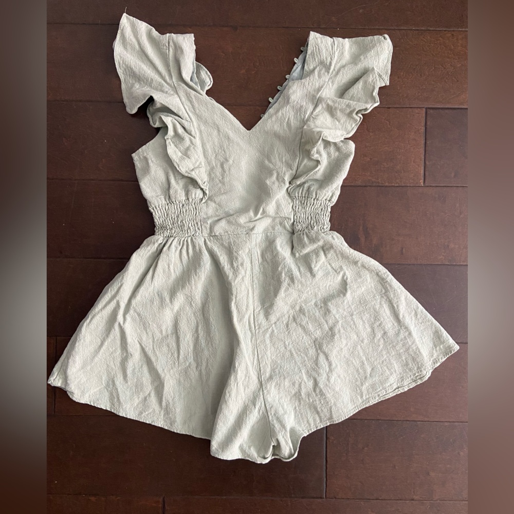 Lulus button front romper - Picture 4 of 8
